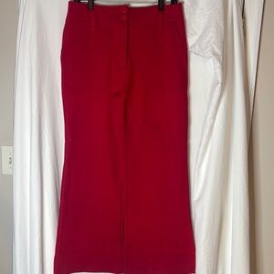 Maeve by Anthropologie Women’s Red Boot Cut Pants